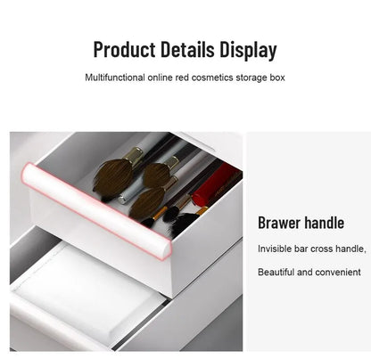 White Drawer Makeup Storage Box – Desktop Organizer