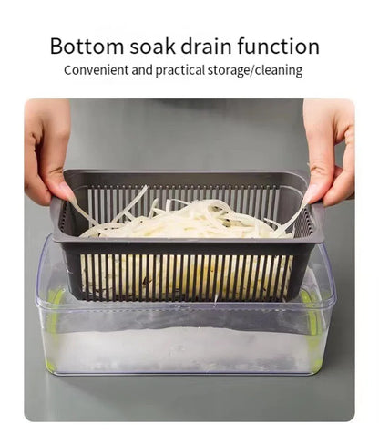 14/16pcs Vegetable Slicer & Chopper Set with Basket
