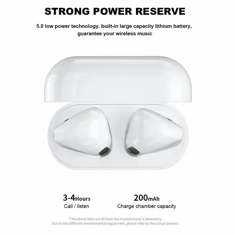 Pro4 True Wireless Earbuds | Deep Bass, Long Battery, Sports Headset with Mic