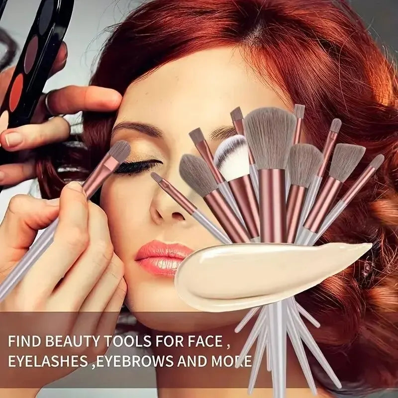 Professional Makeup Brush Kit – Powder, Foundation, Kabuki, Blending, Eyeshadow & Beauty Tools