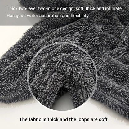 1200GSM Double-Sided Car Wash Towel – Super Absorbent Detailing Cloth
