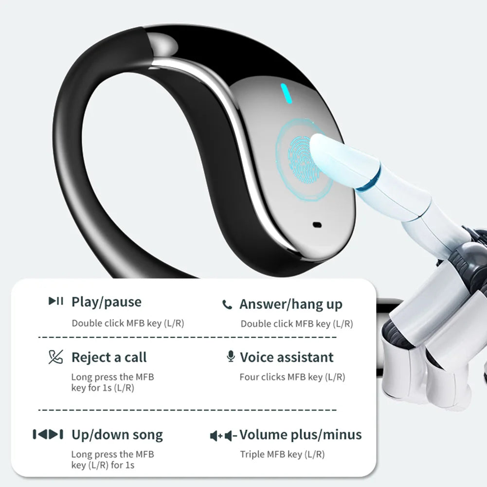 AI Smart Translator Earbuds – 144 Languages, Wireless Bluetooth Headse