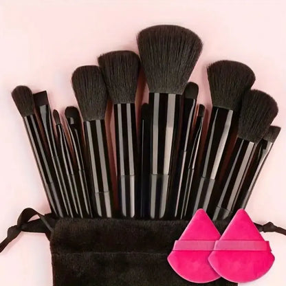 Professional Makeup Brush Kit – Powder, Foundation, Kabuki, Blending, Eyeshadow & Beauty Tools