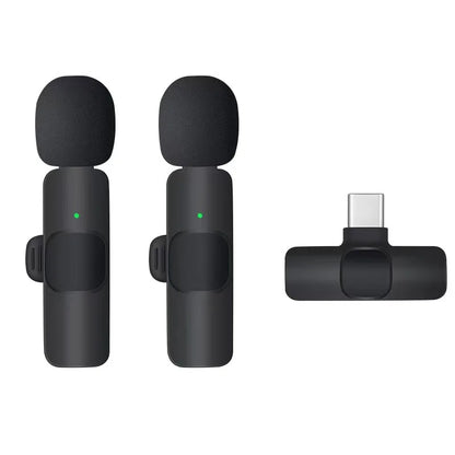 Basix 2.4G Wireless Lavalier Microphone for iPhone, Android, Broadcast & Gaming