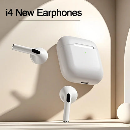 i4 True Wireless Earbuds | Deep Bass, Long Battery, Sports Headset with Mic