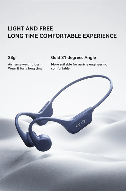 Sanag B60S Waterproof Bone Conduction Earphones – 64GB MP3