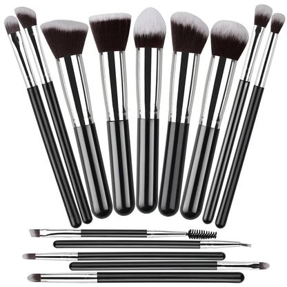 14-Piece Professional Makeup Brush Set Foundation, Soft & Fluffy