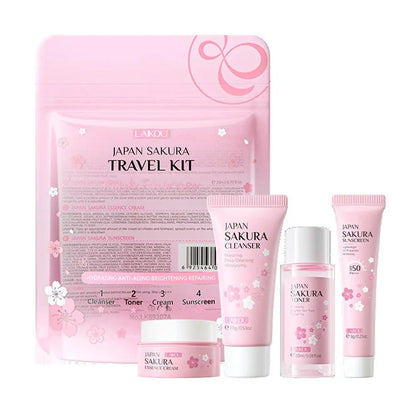 Sakura Beauty Set – Cleanser, Serum, Eye Cream & More