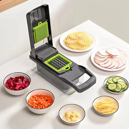 16-in-1 Multifunctional Vegetable Chopper & Slicer