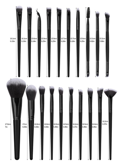 29-Piece Makeup Brush & Sponge Set – Complete Beauty Kit