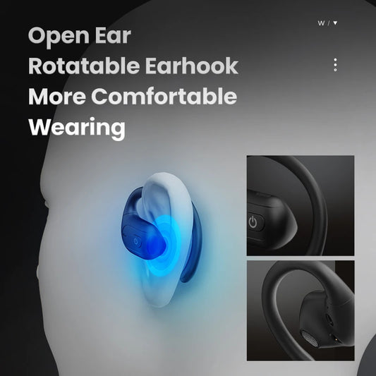 Open-Ear TWS Bluetooth Sports Headphones – Wearable Wireless Stereo Earbuds